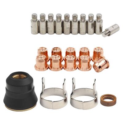 24pcs Plasma Cutting Torch Consumables Sets Tip Electrode of IPT40