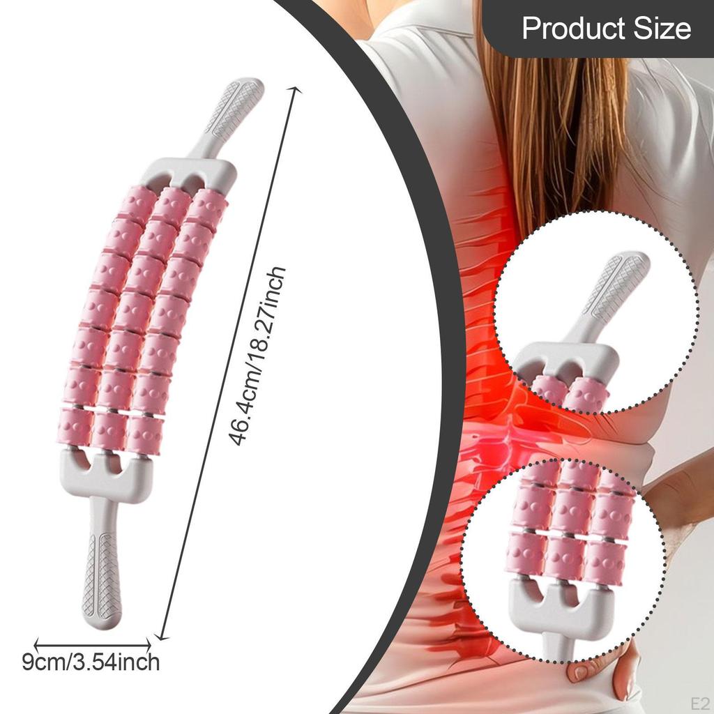 Manual Massage Tool for Arms And Waist with Grip Handles Gym Use