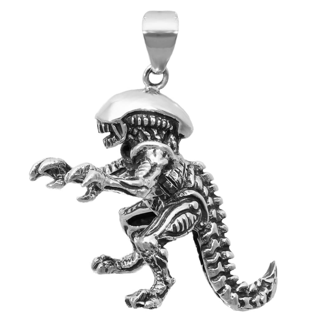 

Кулон «Серебряный Чужой» Без Серебряного Ксеноморфа 3D [Синдзюку Кура] Топ, Шарм, Цепочка, 925, Статуэтка, Монстр, Научная фантастика, Ужасы, Фильм, Мужской