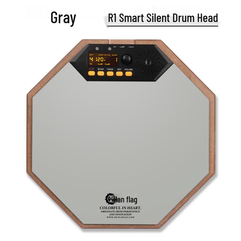 Hanqi Drum Practice Set: Matte Stand, Drum Pad, and Metronome for Bass Drum Training.