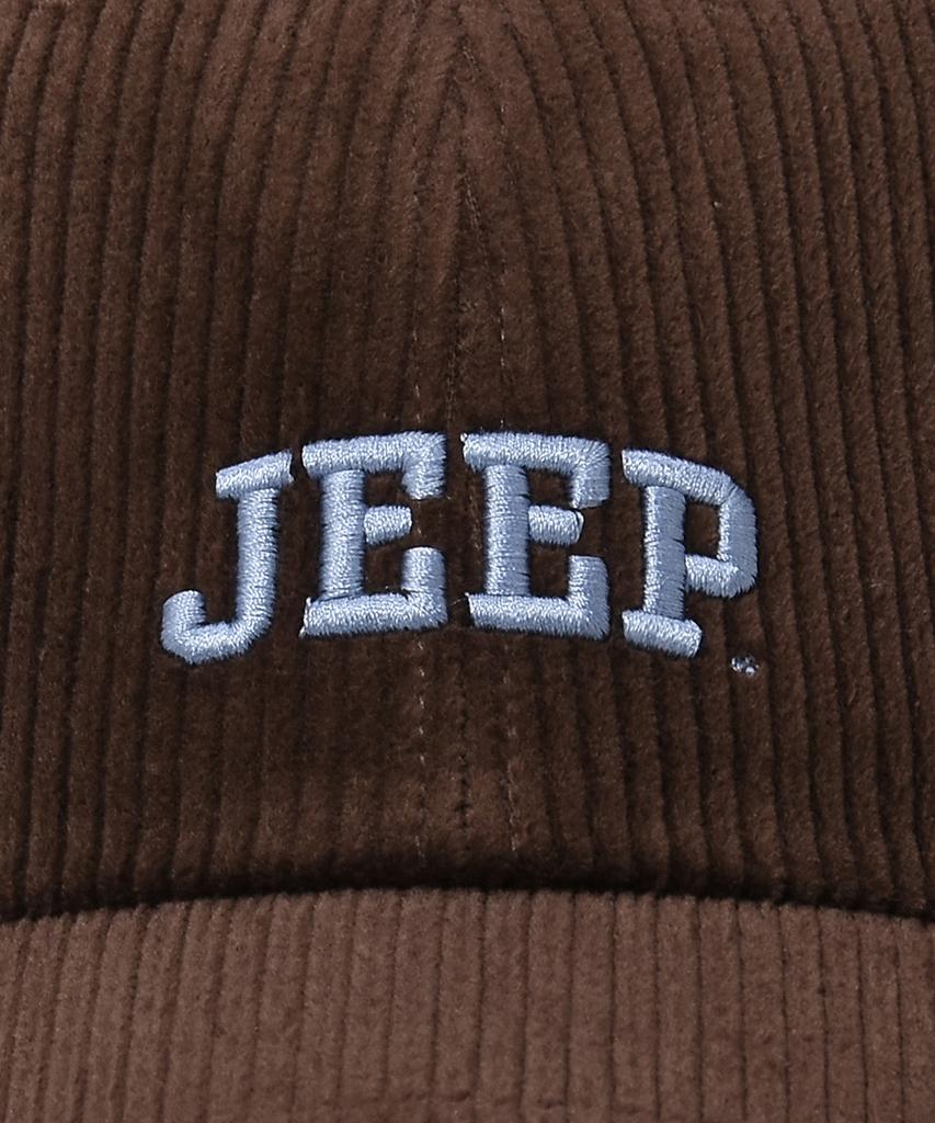 JEEP Arched Mocha Corduroy Ball Cap (Jq5Gcu199Br)