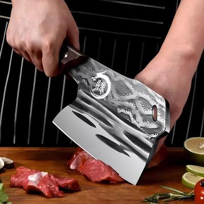 High Quality Stainless Steel Household Bone Cutting Knife, Special for Kitchen, Meat Cutting,thickening, Sharp and High Hardness