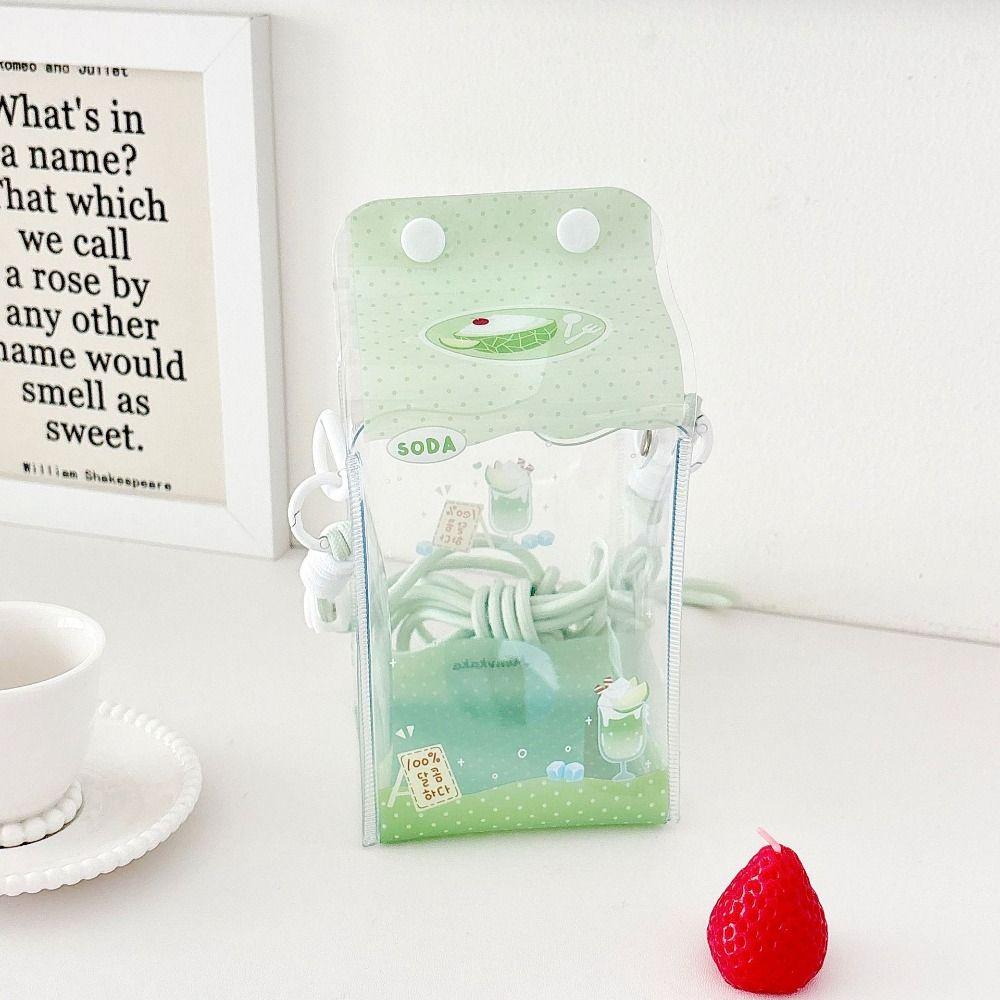 Transparent Doll Carrying Case With Lanyard Storage Bag Doll Doll Display Bag Bag Decoration