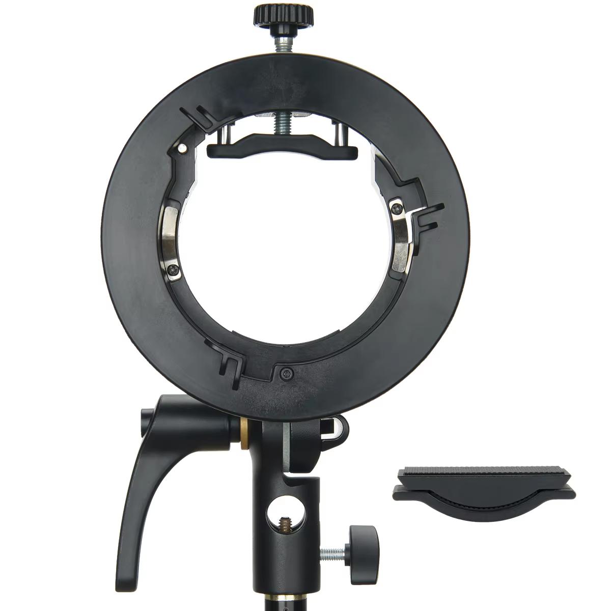

Godox S2 S Кріплення Bowens Тримач-кронштейн S-типу для спалахів Godox V1 V860II AD200 AD400PRO TT685 Speedlite Софтбокс-тубус (Snoot) S2 жовтий