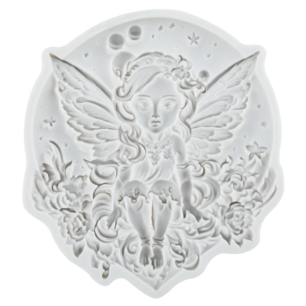 Fairy Silicone Mold Angel Fondant Molds Cake Decorating Tools Cupcake Topper Candy Resin Clay Chocolate Gumpaste Mold