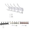Modern Minimalist Wall Mount Heavy Duty Coat Hook With 5 Hooks For Bathroom And Hotel Doors