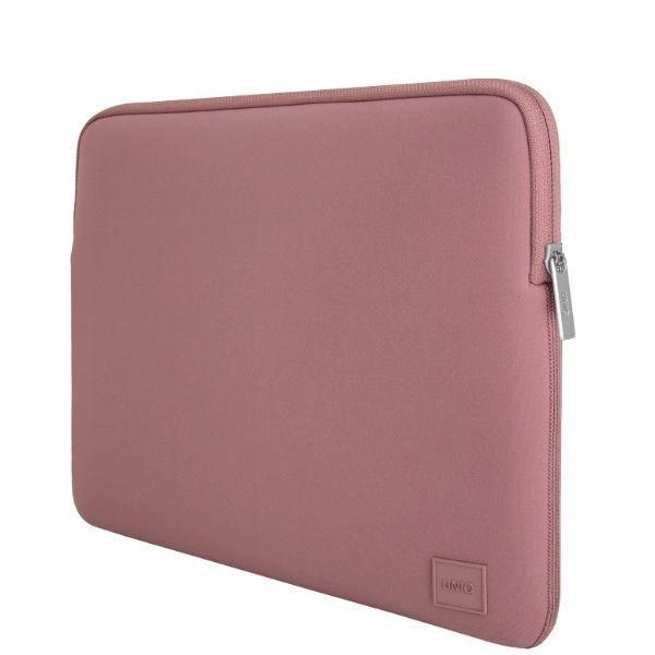 Uniq Torba Cyprus Laptop Sleeve 14      Różowy/Peony Pink Water-Resistant Neoprene