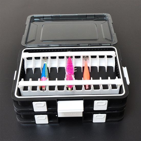 Fishing Tackle Box Portable Multi-compartment Lure Storage Box Large Capacity Lure Organizer Gift for Fishing Enthusiasts Anglers