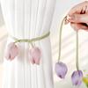 1 Paar Elegante Tulpen-Vorhangbänder Verstellbare Vorhangschnalle Elegante Vorhänge Kordel Wohnzimmer