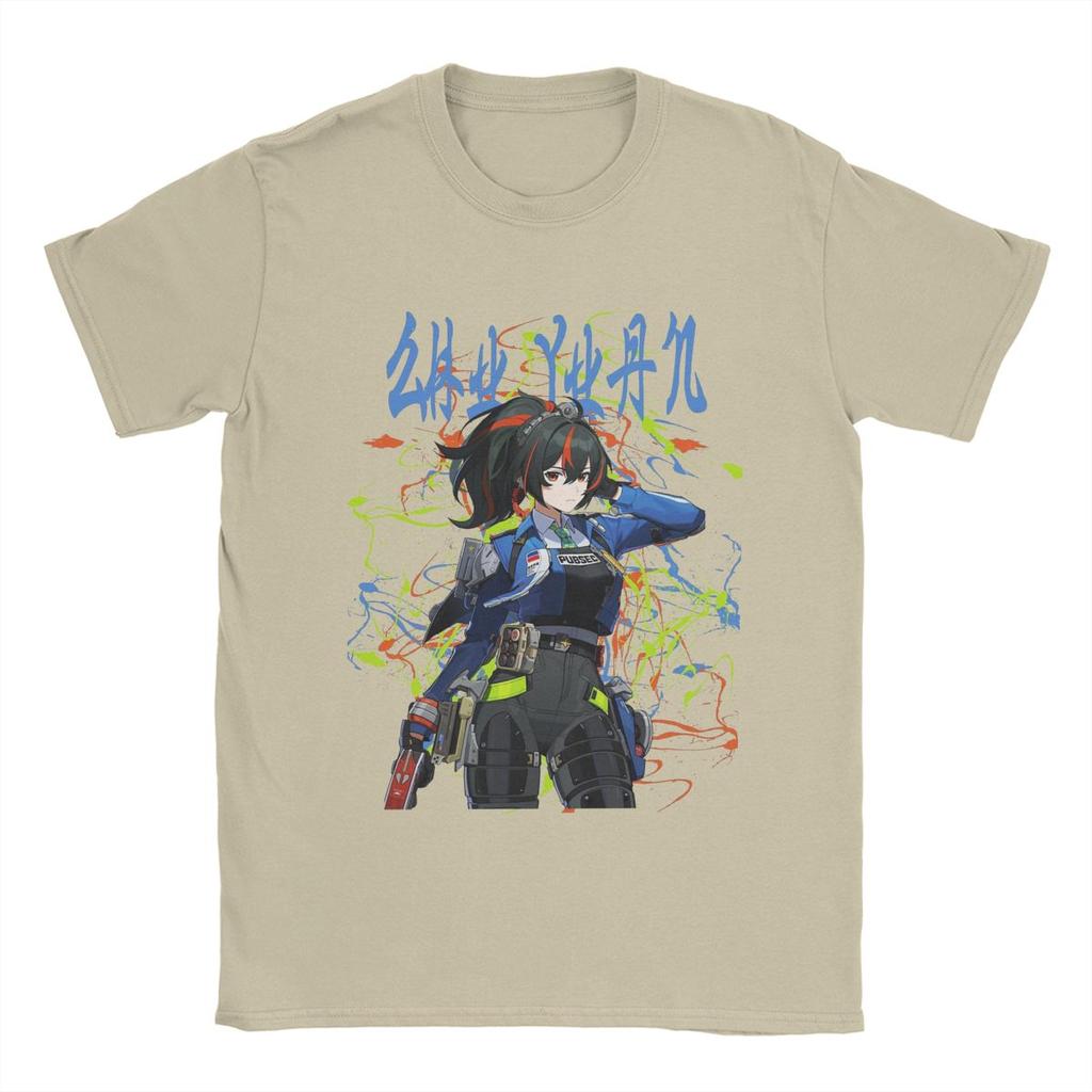 Zenless Zone Zero Videospiel Merch T-Shirt Herren Damen Vintage 100% Baumwolle Alle Jahreszeiten Stoff