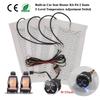 Universal Car Seat Heater Kit Fit 2 Seats 12V Carbon Fiber Heating Pads 3 Levels Round Dual Control Switch System With Harness