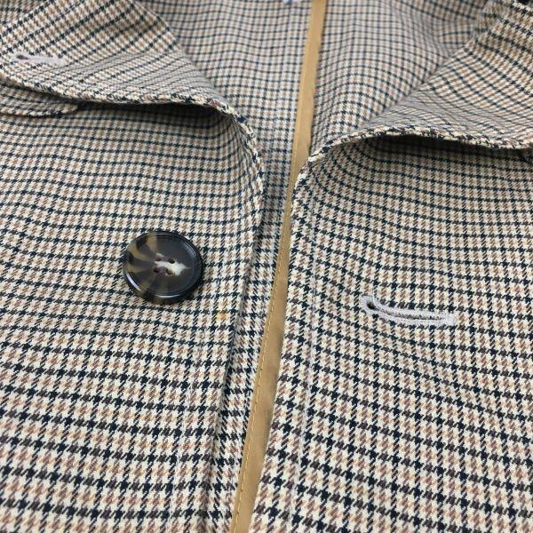 Rep Picknick Kort Jacka Brun Rutig M 38(BEGAGNAD)