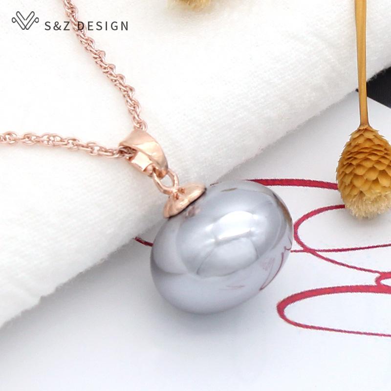 

Модне класичне темпераментне намисто з імітацією перлин, кулон із рожевого золота для жінок, ювелірні вироби для весілля