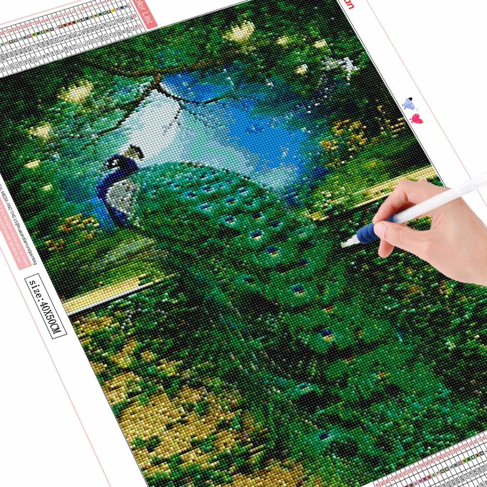 Diament Art Painting Animal 5D DIY Diament Haft Cross Stitch Paw Zdjęcia Dżetów Mozaika Craft Kit