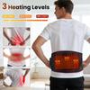 3-stufige Einstellung Upgrade Elektrische Heizung Taillenmassagegerät Stützgürtel Vibration Infrarot Heiße Kompresse Stützgürtel Rücken Entspannung