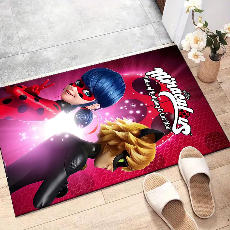 1 pezzo Coccinella (2) Tappeto Tappeto Stampato per Camera da Letto Soggiorno Decorazioni per la Casa Tappeti Tappetino Tappetino Antiscivolo Tappeto per Comodino