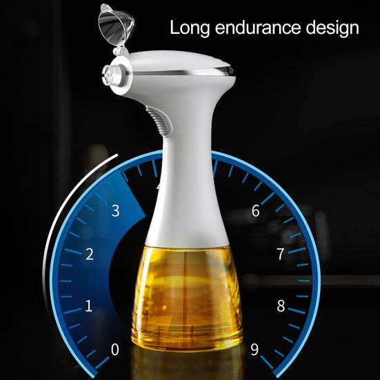 Electric Oil Sprayer 350ml Kitchen Atomized Oil Spray Bottle Rechargeable Oil Dispenser Portable Oil Mist Sprayer for Baking