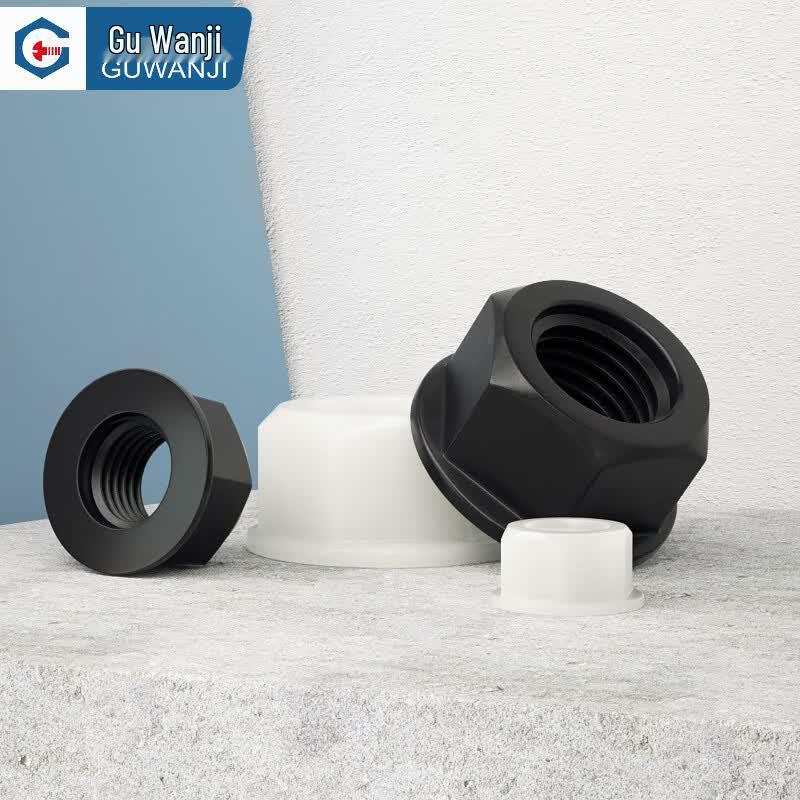 Guwanji Nylon Hex Flange Self-Locking Nut