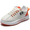 Men's shoes summer versatile casual one-pedal Forrest Gump shoes men's sports running platform white height increase dad trendy shoes