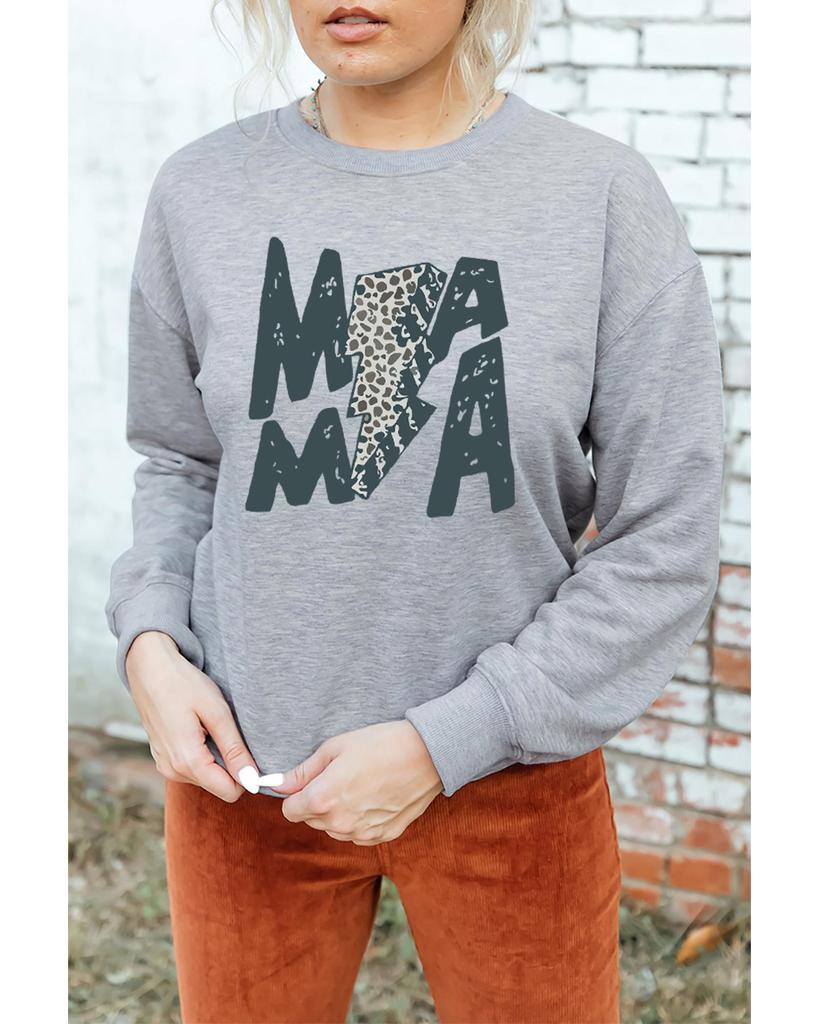 Azura Exchange Langärmiges Sweatshirt mit Leopardenmuster