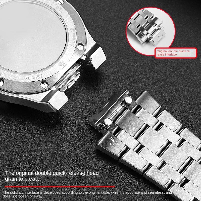 New High Quality Stainless Steel Watchband Strap For MAURICE LACROIX AIKON Series AI6008 AI6007 AI6038 AI6058 AI1108 Watch Chain
