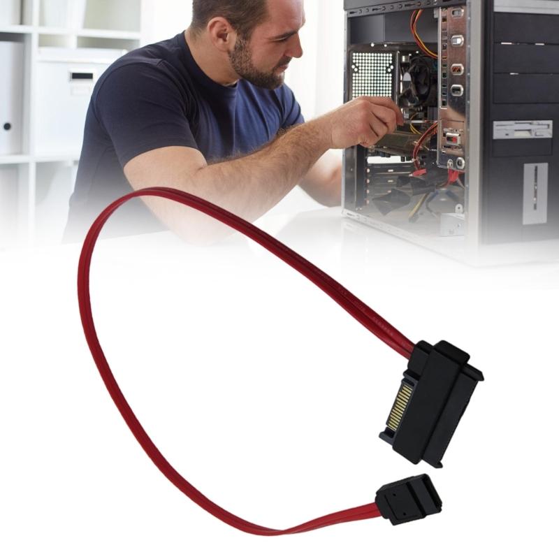 MINISAS SFF8482SAS29 SAS29 15P To 7P Hard Drive Data Transfer Cable With 50cm Length