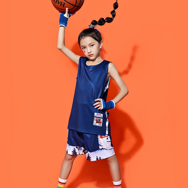 Children's and Students' Basketball Uniforms Printed Number Team Training Uniforms Sports Suits Summer Breathable Men's and Women's Table Tennis 
