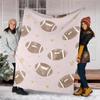 American Football Theme Printed Blanket - Perfect for Couch, Bed, Travel & Outdoor Use | Machine Washable, Cozy & Durable.