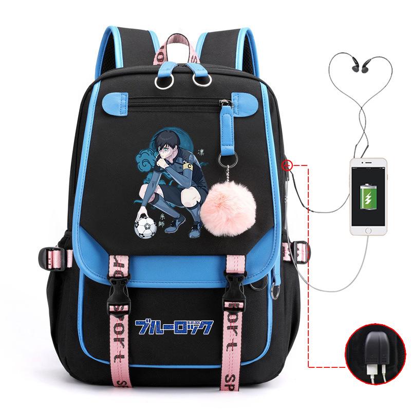 Blue Prison Anime Peripheral Ridge Backpack Seijiro Fashion Student School Bag Large Capacity