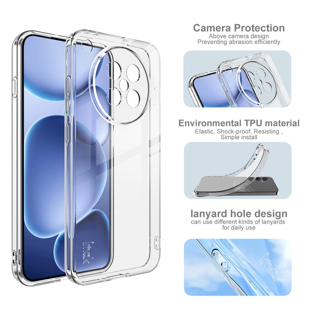 IMAK UX-5 Series For Oppo Find X8s 5G Case Shockproof TPU Clear Slim Back Shell