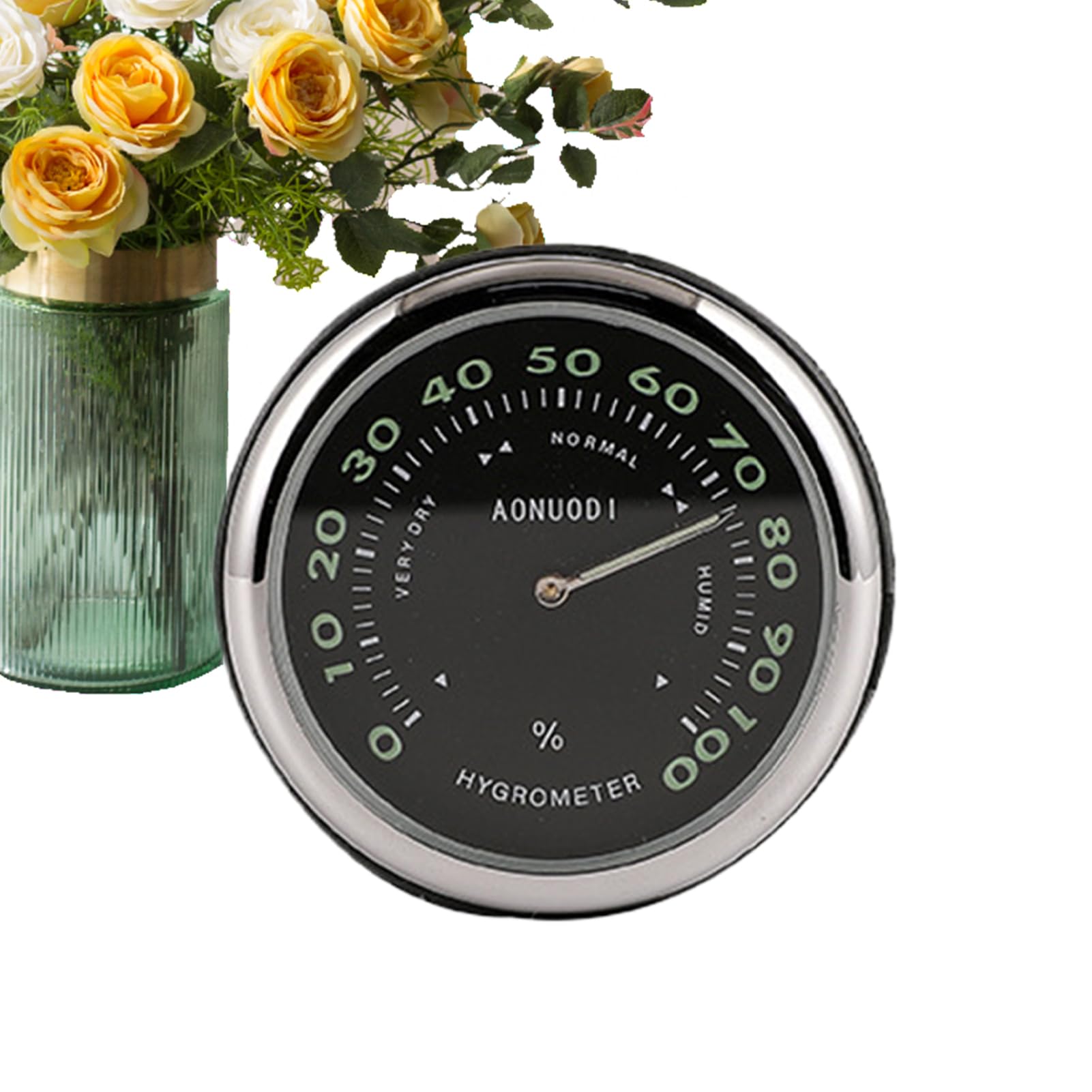

Car Clock - Analog Temperature and Hygrometer | Luminous Car See description чёрный