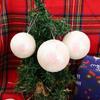 4/5/6/7cm White Foam Christmas Balls Xmas Tree Round Ball Hanging Pendants for New Year Navidad Party Home Decoration Wholesale