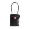 Anti-theft Customs Password Lock TSA Wire Rope Padlock Portable 3 Digit Combination Lock  Travel