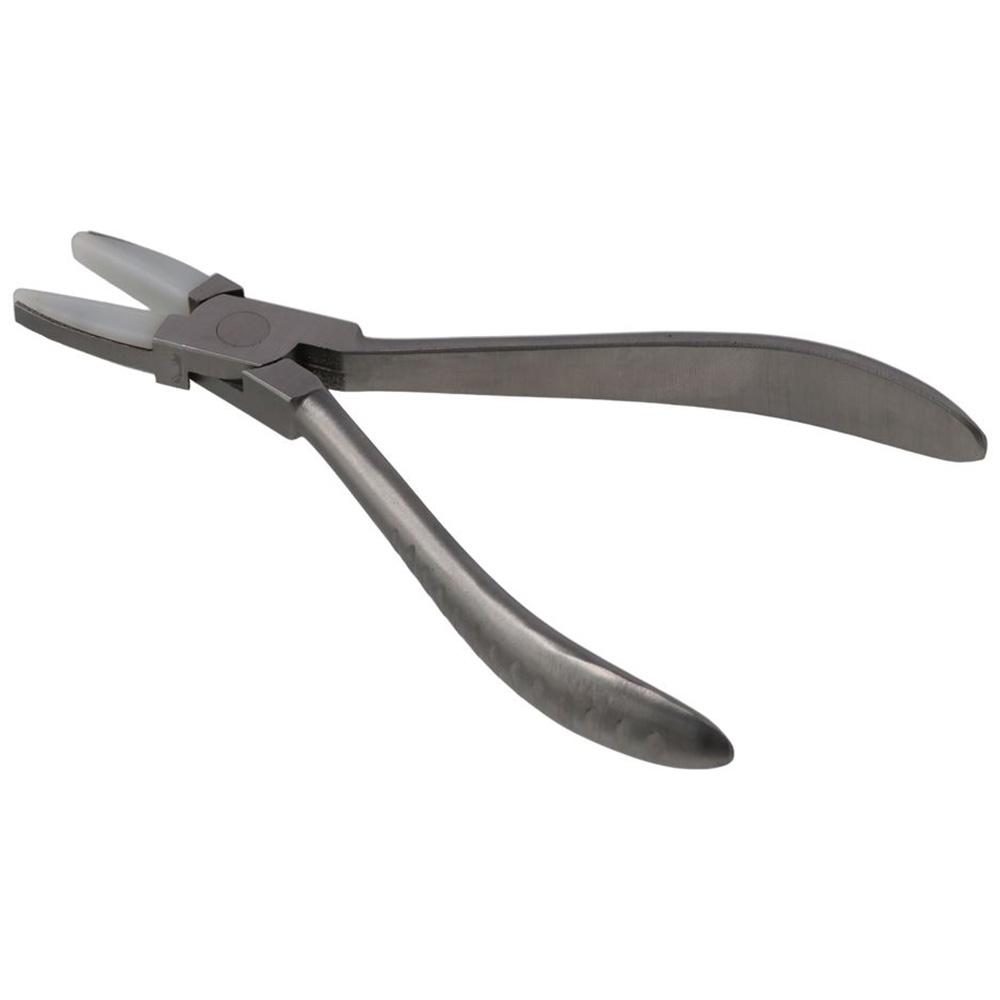 Silver Nose Pad Pliers Half Round Needle Nose Pliers Eyeglasses Pliers  for Glasses Adjusting