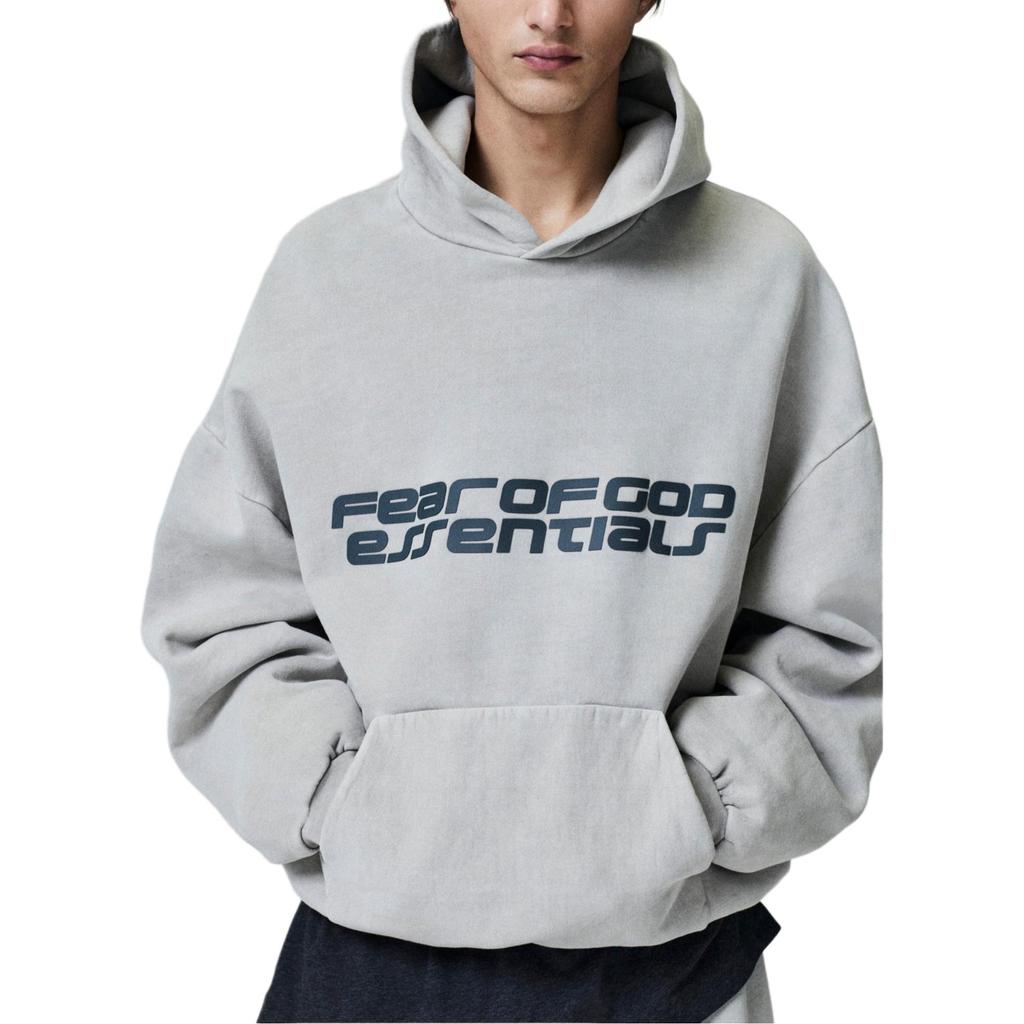 Fear of God Essentials Heavy Fleece 90s Hoodie 'Smoke Grey' Men's 192HO256561F