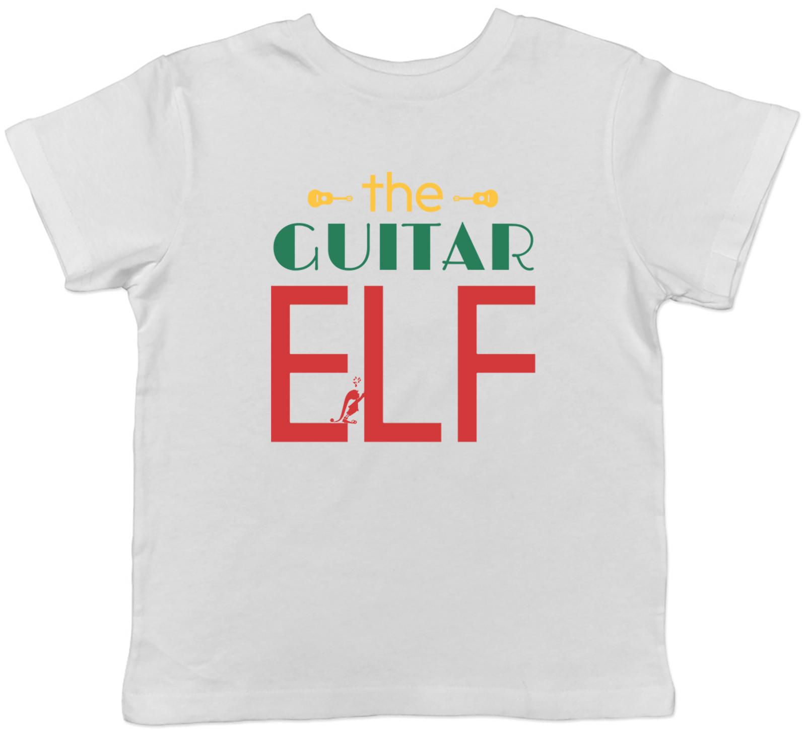 

The Guitar Elf Kids T-Shirt Funny Christmas Xmas Childrens Boys Girls Gift 160