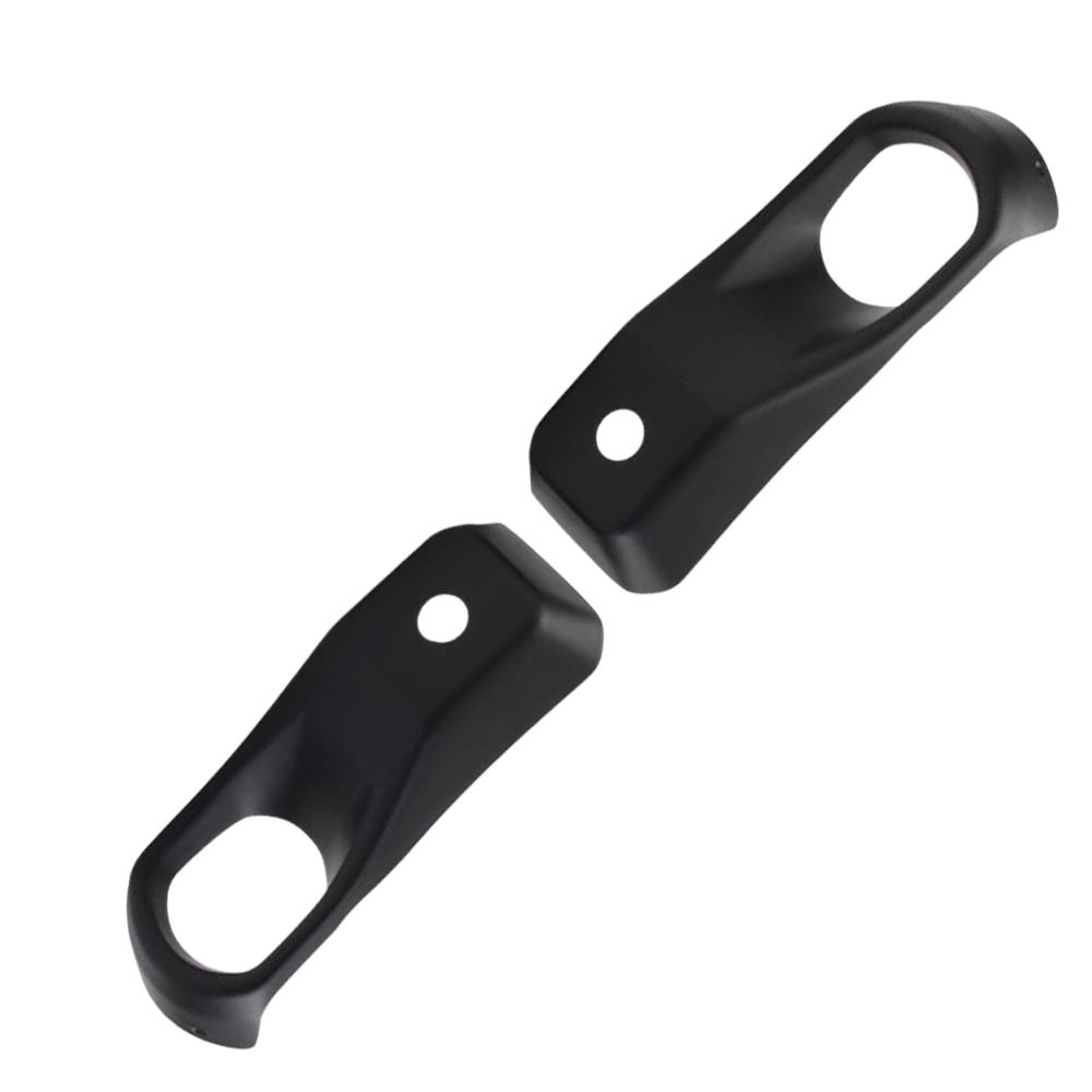 2pcs Car Front Bumper Fog Light Cover Frame Lights Protection Shell for Jeep Wrangler JL 2018 2019 2020 2021 2022
