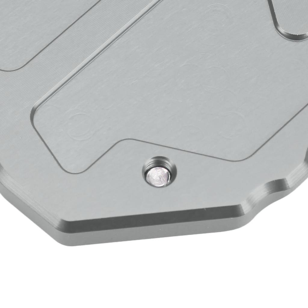 Motorcycle Kickstand Enlarger Aluminium Alloy Side Stand Extension Plate Pad Replacement for CB500X 2019+(Black )