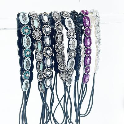 Ethnic Vintage Bohemian  Seed Beads Elastic Headband  Hair Band Hair Accesories