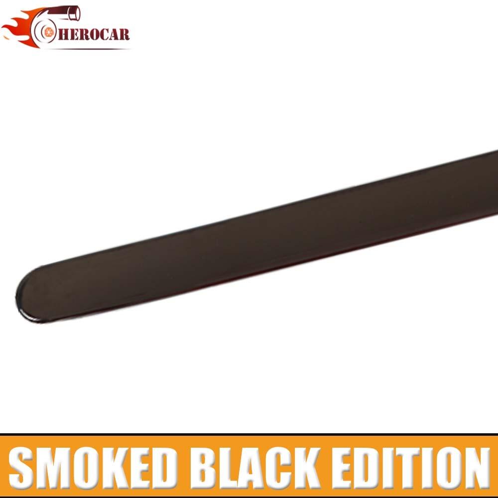 Smoked Black High Third Brake Light Lamp Cover Trim Strip For Ford Mustang 10-14