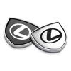 1 ks 3D kovový emblém štítu dveří auta Samolepka odznaku karoserie auta Pro Lexus LS LC IS350 ES300 GS350 CT200h GX460 LX570 RX500h NX300