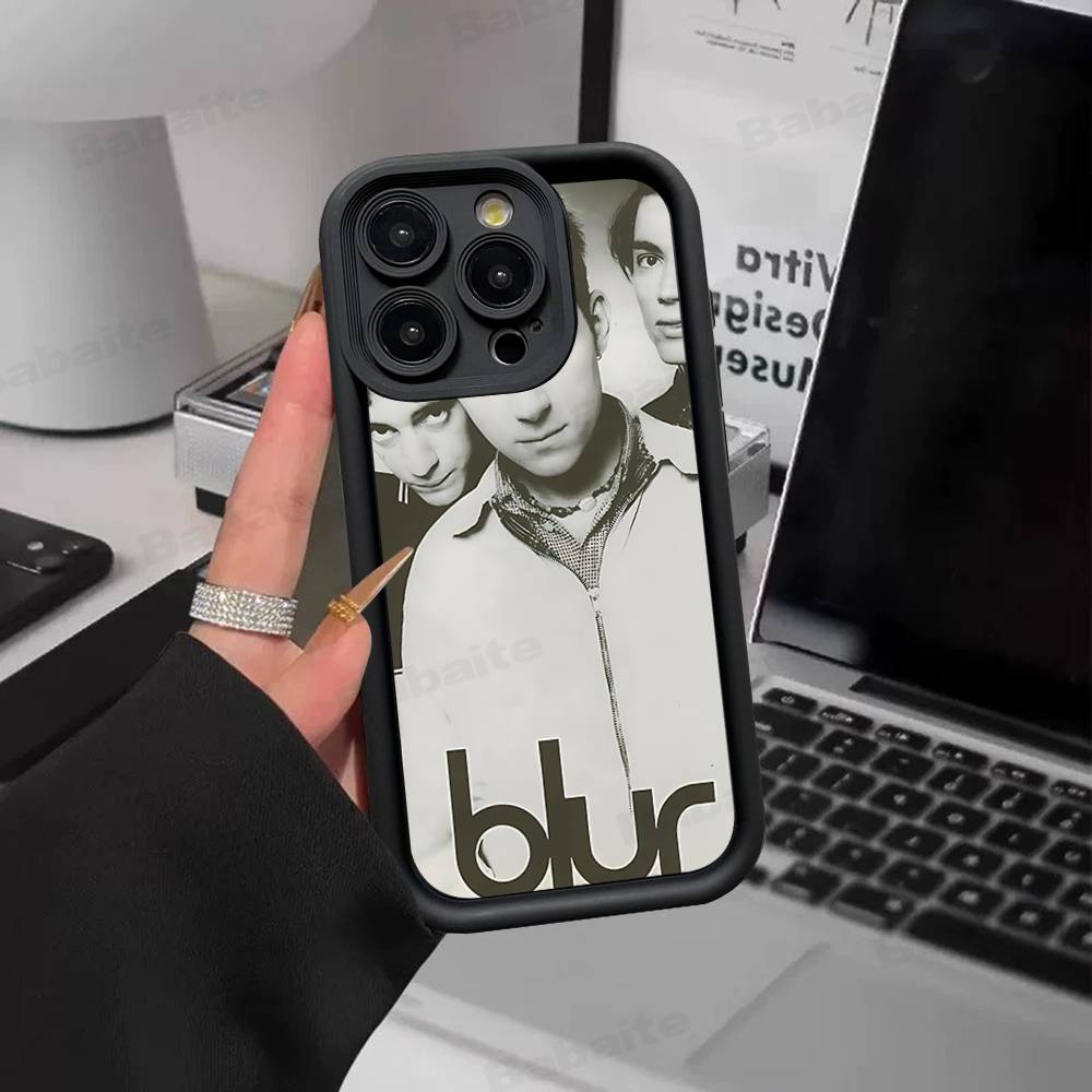 Band Musik Rapper B-Blur Vintage Phone Case For IPhone 17 16 15 14 13 12 11 Air Plus Pro Max Soft Back Cover
