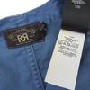 RRL Men's Cotton Twill Vest, Blue, Size M Best M blueUsed