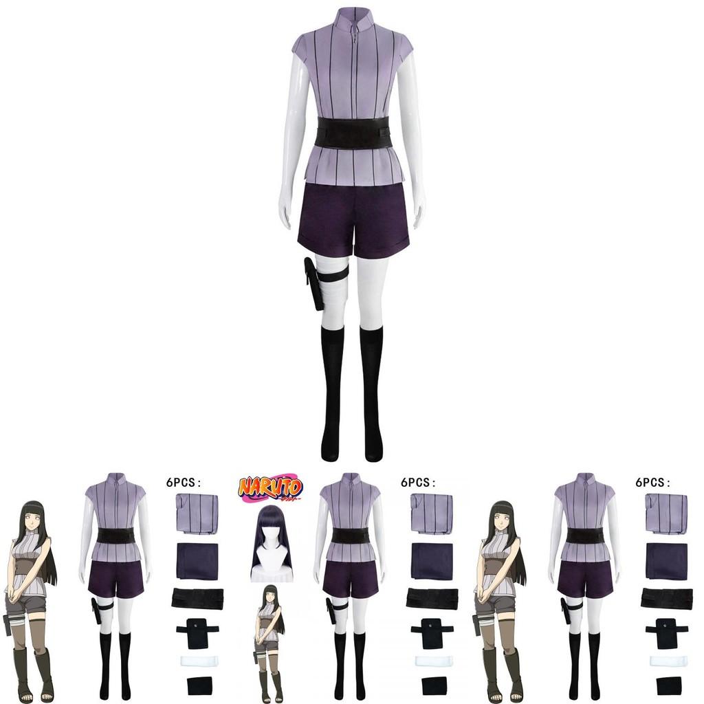 Naruto Hyuga Hinata Cosplay Costume Halloween Outfit Carnival Set Gift