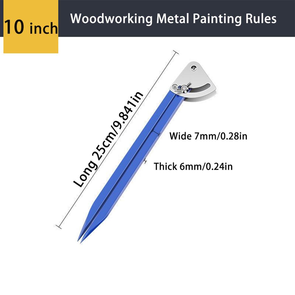 Industrial Metal Woodworking Scriber Machinist Pencil Compass Marking Gauge Tool Machinery Line Drawing Planning Gauge Circular