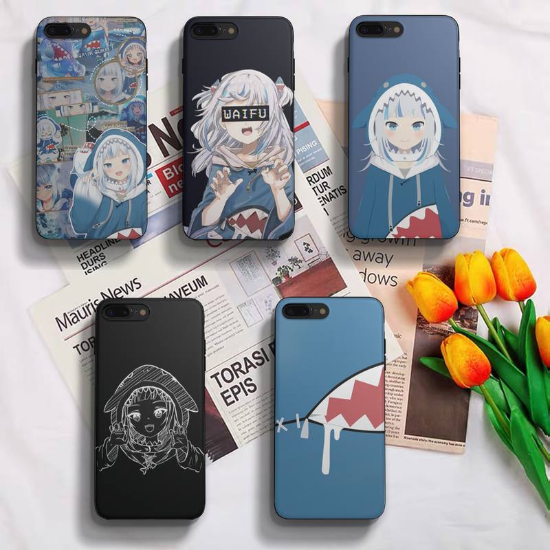 

Чехол для телефона Anime Hololive Usada Pekora Gawr Gura Fundas Shell Cover для iPhone 6 6s 7 8 Plus Xr X Xs 11 12 13 Mini Pro Max iphone xs max