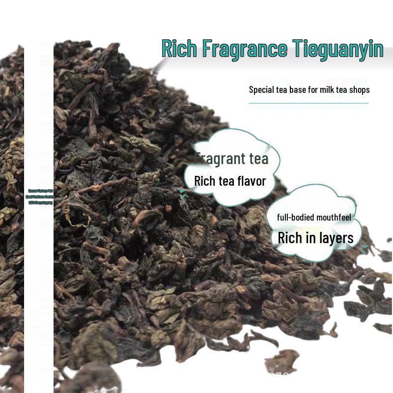 Rich Fragrance Tie Guan Yin Oolong Violet Flower Fresh Milk Tea with Milk Jelly and Lemon Tea Ingredients 1 lb