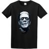 QIENWOVER Frankenstein Monster Boris Karloff Vintage Horror Goth Halloween Mens 100% Cotton Tshirt