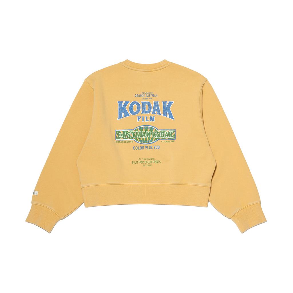 Kodak Snow Wash Graphic Sweatshirt Women'S Yellow