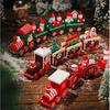 Christmas Wood Train Decoration,Christmas Ornaments With Moving Train,Home Noel,Happy New Year 2026 Gifts